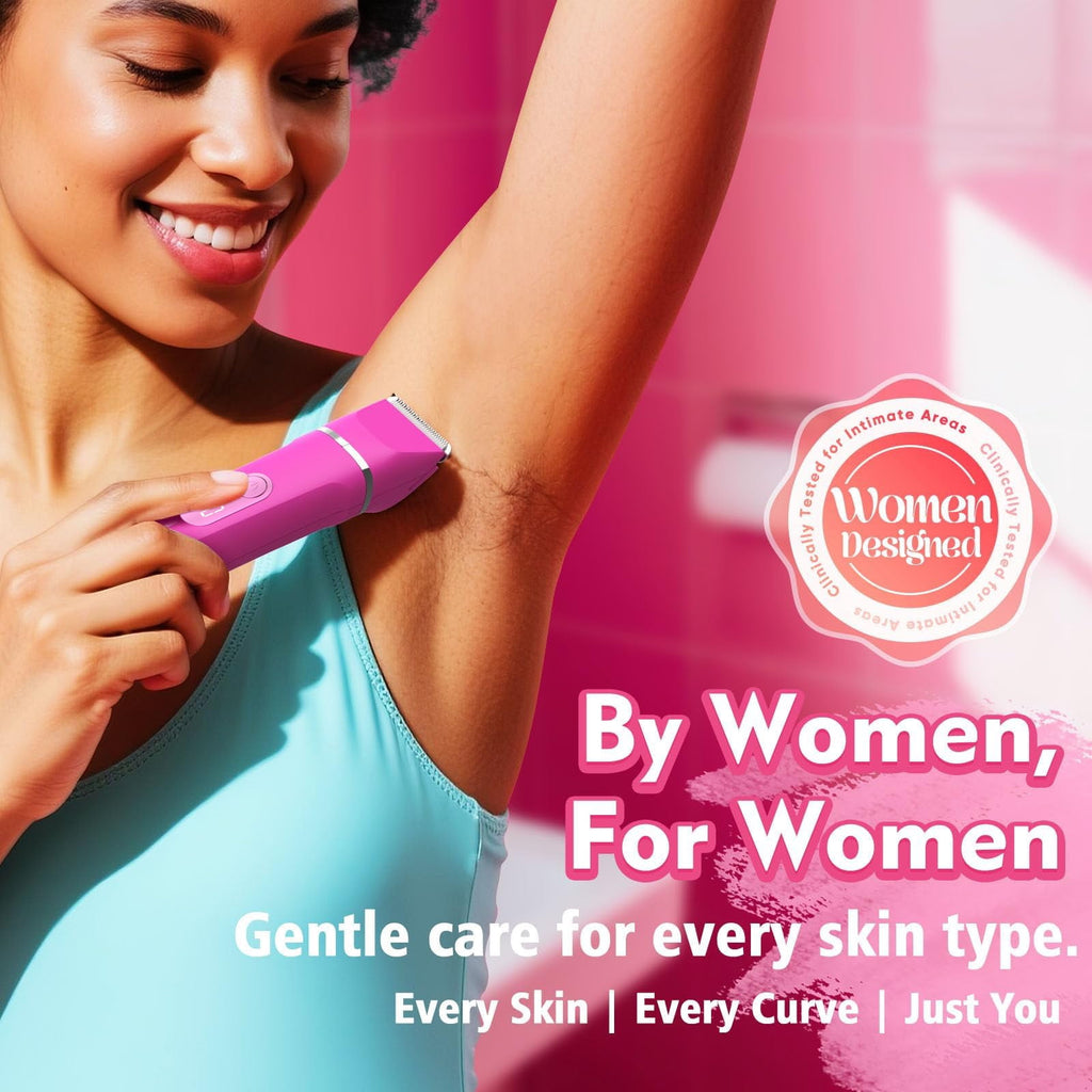 Electric Razor for Women Electric Shaver, Trimmer for Women 4 in 1 Hair Trimmer, for Nose Hair Eyebrow Bikini Beard Trimmer