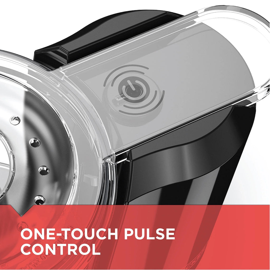 1.5-Cup Electric Food Chopper, One Touch Pulse, 150W Motor, Mini Food Processor, Stay-Sharp Blade, Dishwasher Safe，BLACK+DECKER